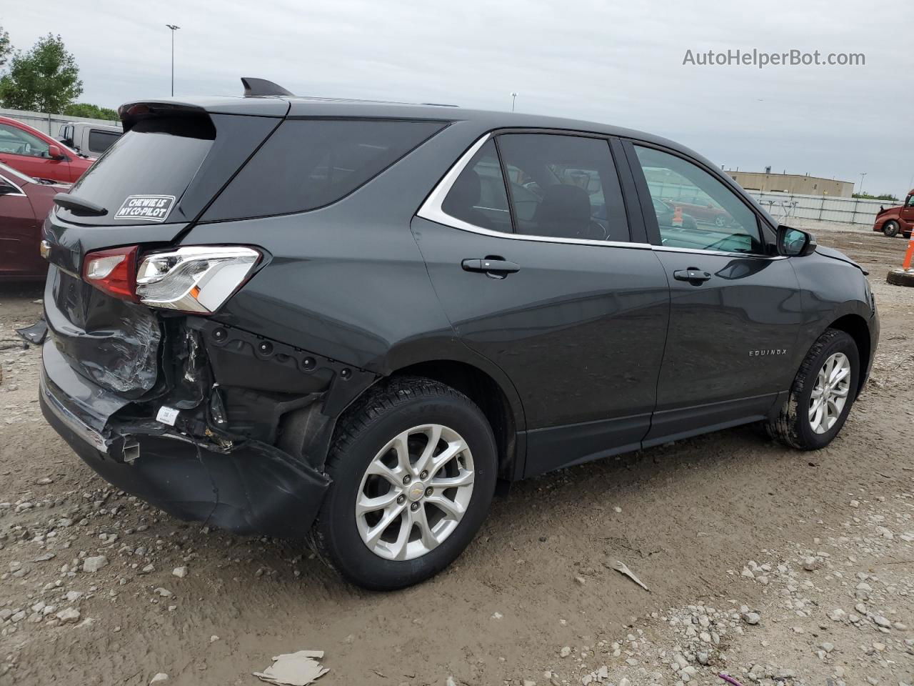 2018 Chevrolet Equinox Lt Gray vin: 2GNAXSEV0J6123474