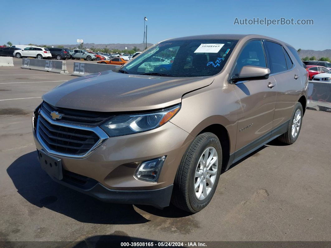 2018 Chevrolet Equinox Lt Brown vin: 2GNAXSEV0J6193928