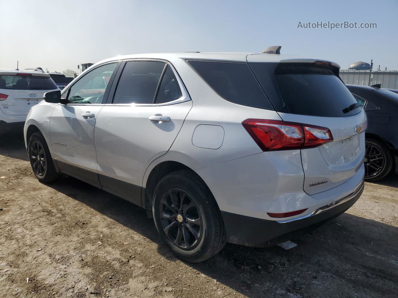 2018 Chevrolet Equinox Lt White vin: 2GNAXSEV0J6240620