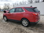 2018 Chevrolet Equinox Lt Red vin: 2GNAXSEV0J6250225