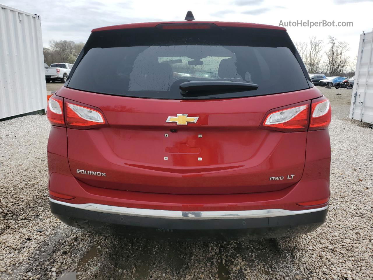 2018 Chevrolet Equinox Lt Red vin: 2GNAXSEV0J6250225