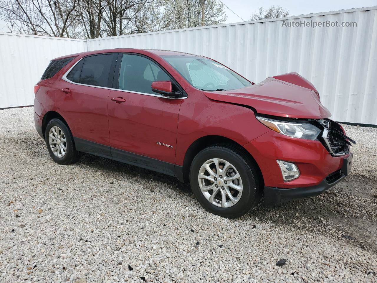 2018 Chevrolet Equinox Lt Red vin: 2GNAXSEV0J6250225