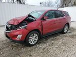 2018 Chevrolet Equinox Lt Red vin: 2GNAXSEV0J6250225