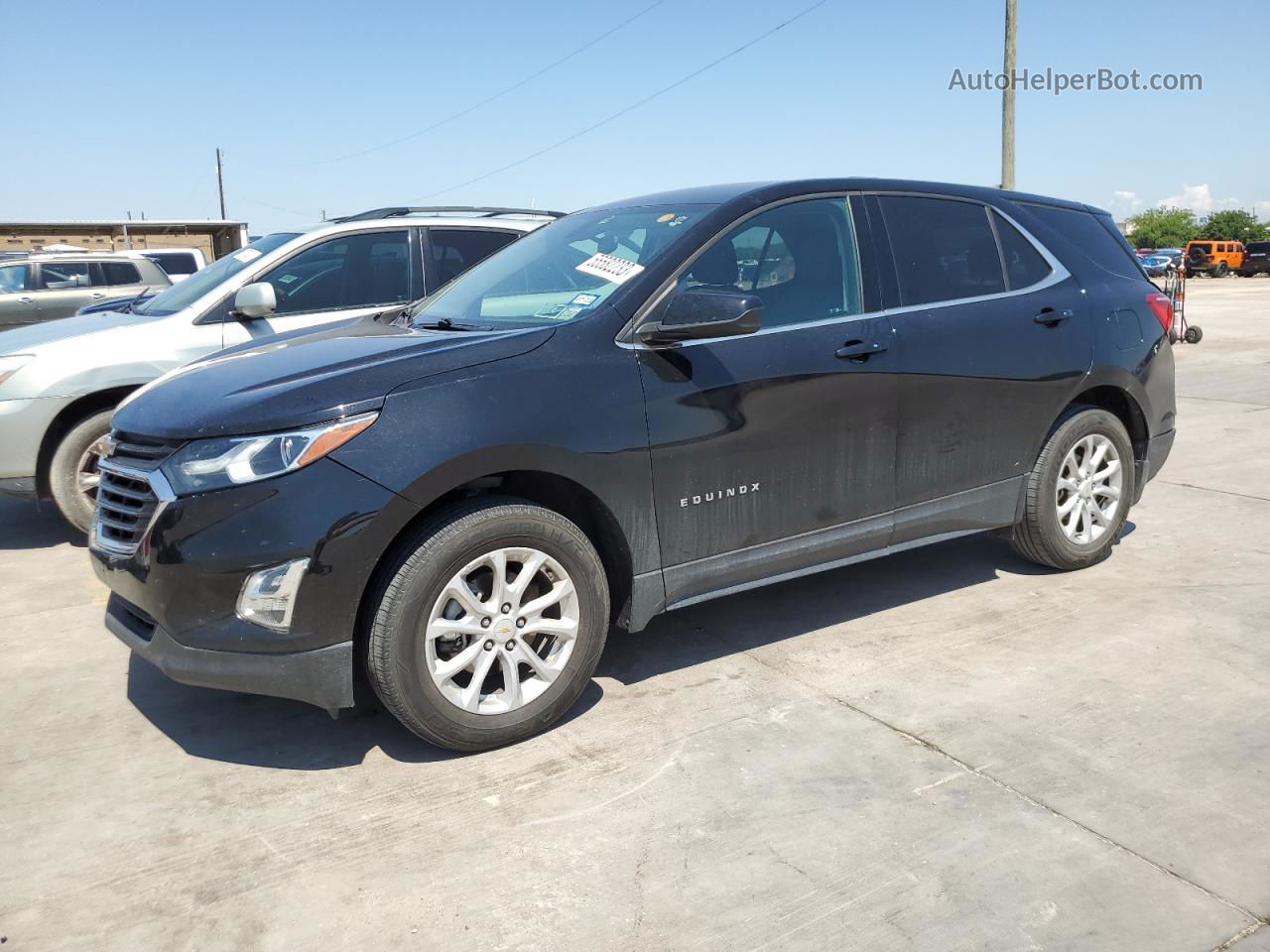 2018 Chevrolet Equinox Lt Black vin: 2GNAXSEV0J6253920