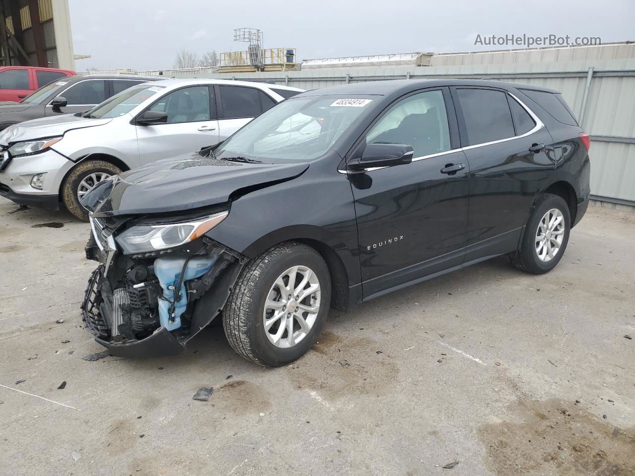 2018 Chevrolet Equinox Lt Black vin: 2GNAXSEV0J6259670