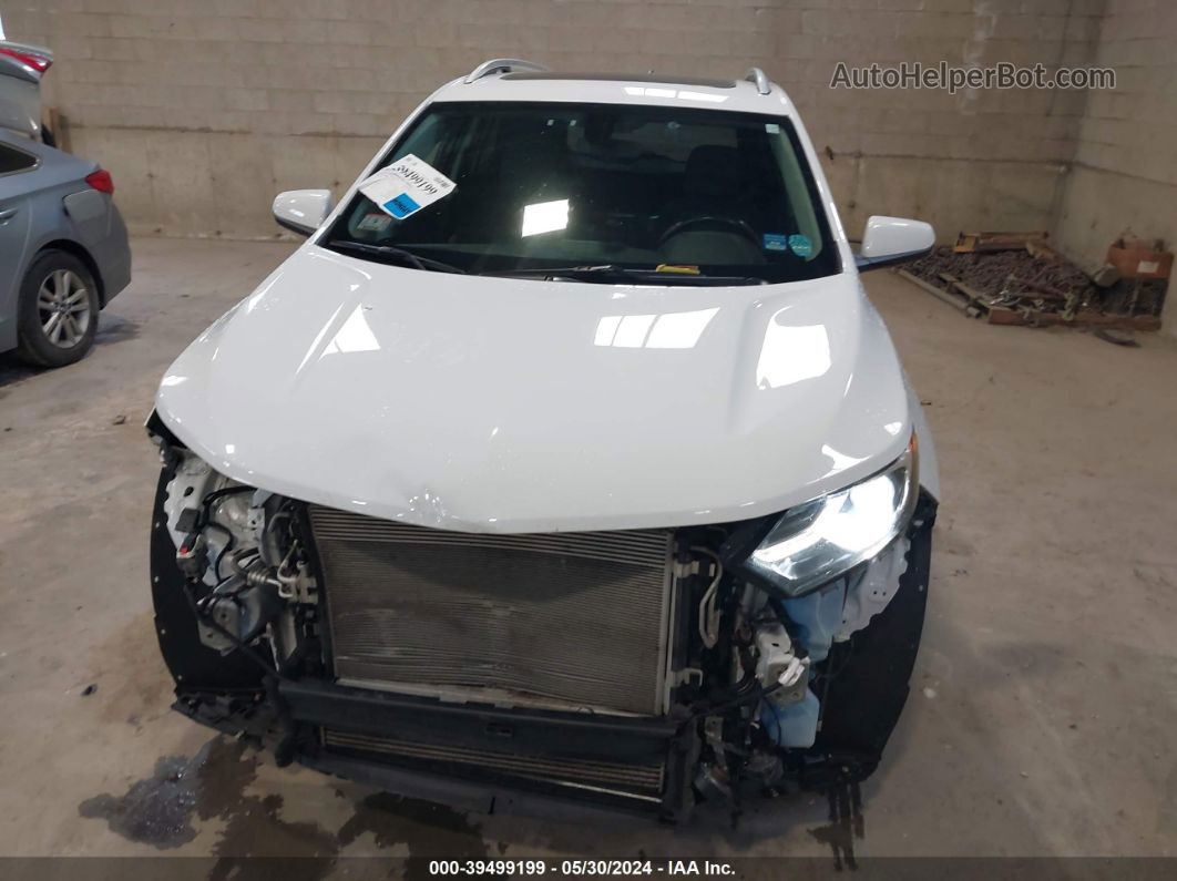 2018 Chevrolet Equinox Lt White vin: 2GNAXSEV0J6264383