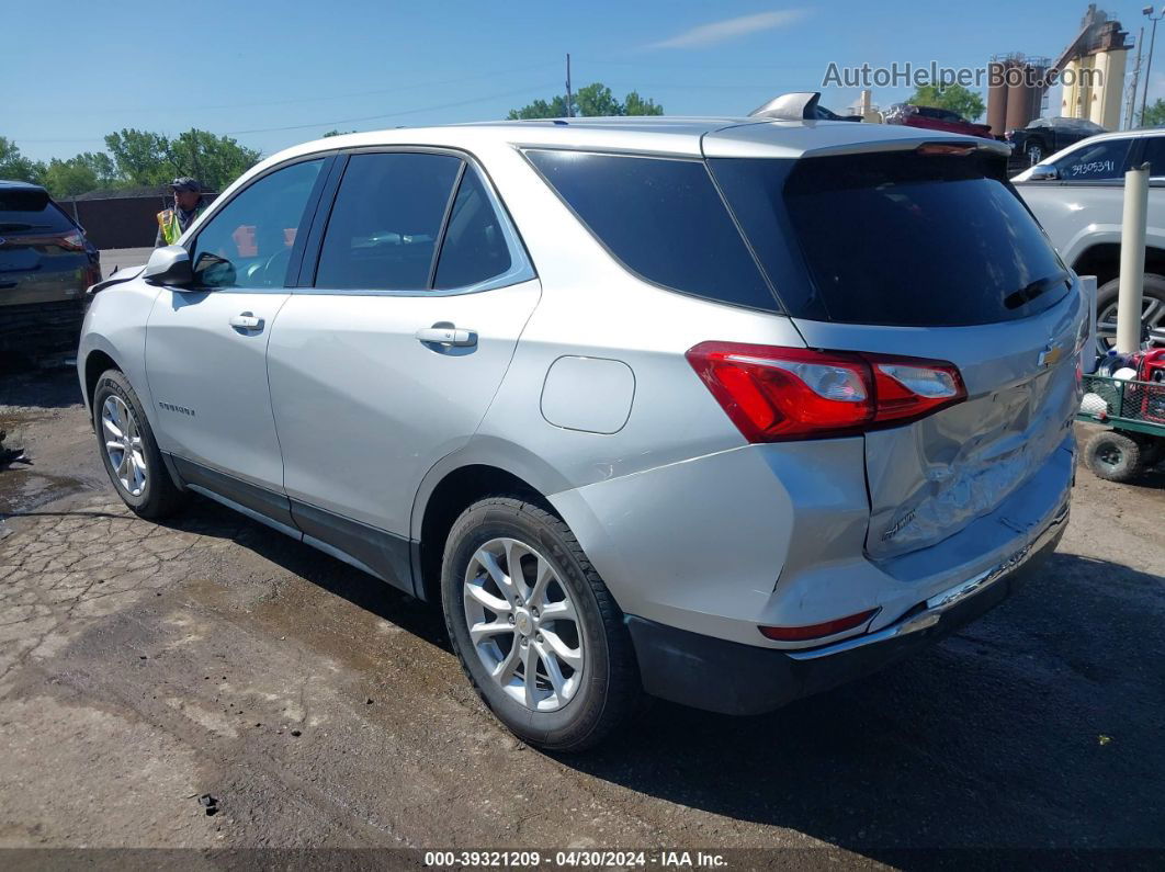 2018 Chevrolet Equinox Lt Silver vin: 2GNAXSEV0J6292118