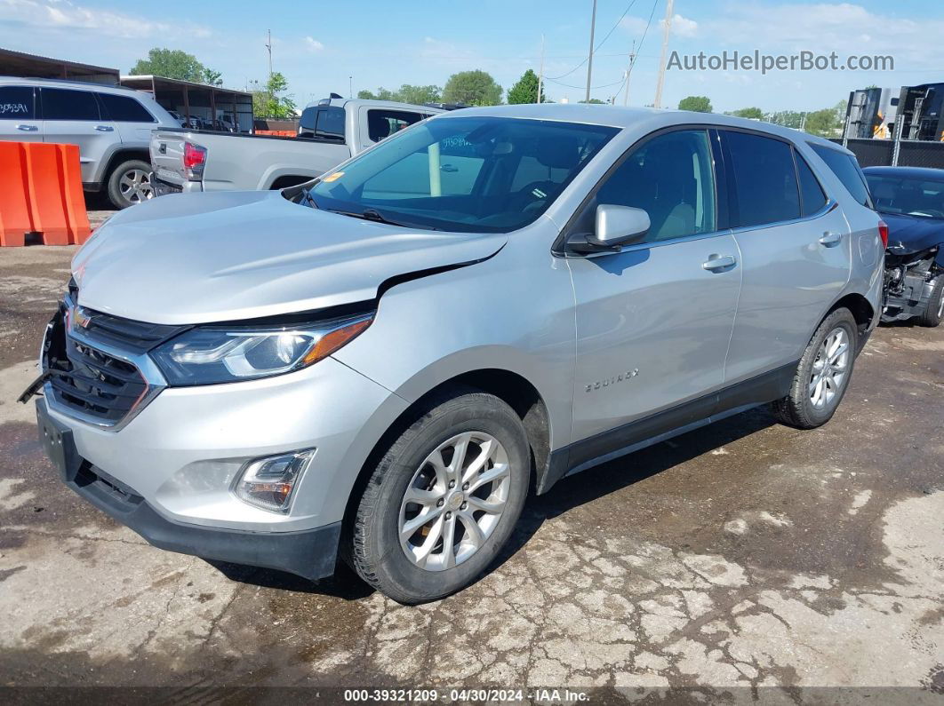 2018 Chevrolet Equinox Lt Silver vin: 2GNAXSEV0J6292118