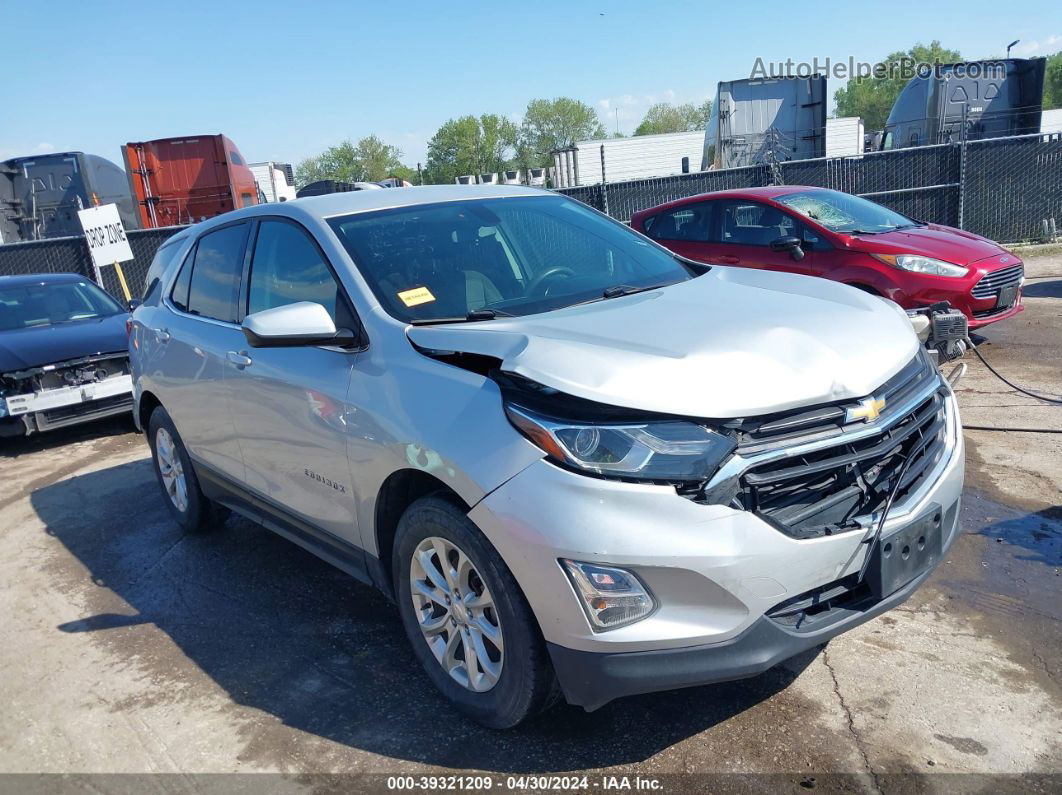 2018 Chevrolet Equinox Lt Серебряный vin: 2GNAXSEV0J6292118