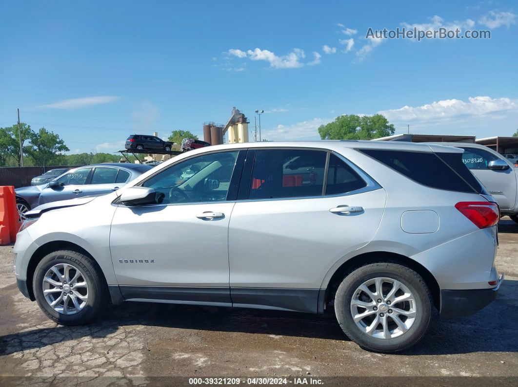 2018 Chevrolet Equinox Lt Silver vin: 2GNAXSEV0J6292118