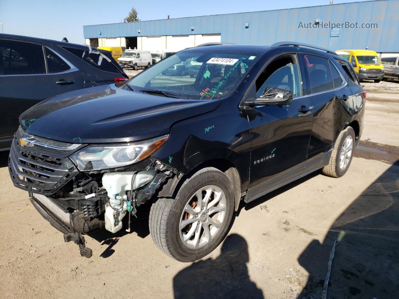 2018 Chevrolet Equinox Lt Black vin: 2GNAXSEV0J6306809