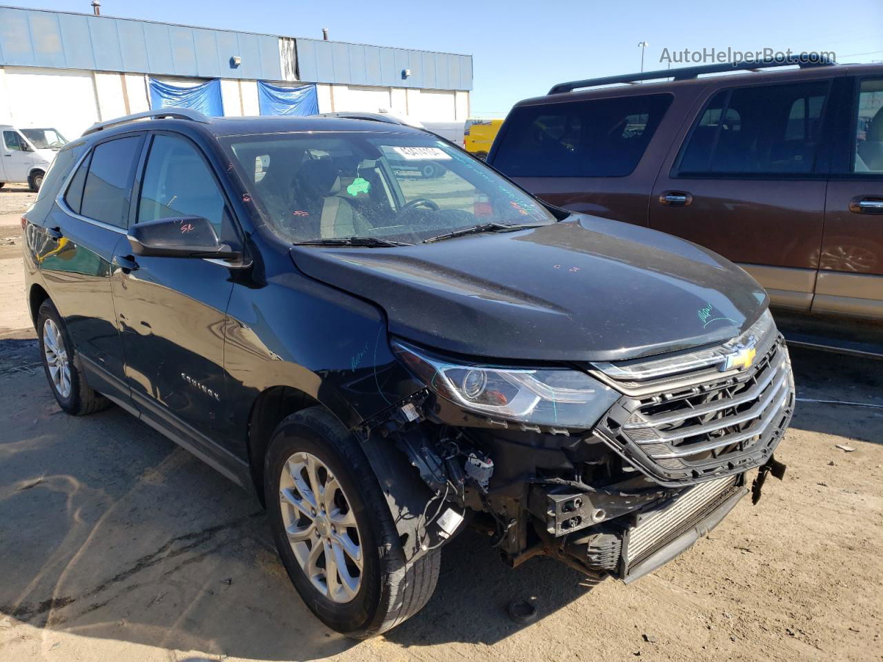 2018 Chevrolet Equinox Lt Black vin: 2GNAXSEV0J6306809