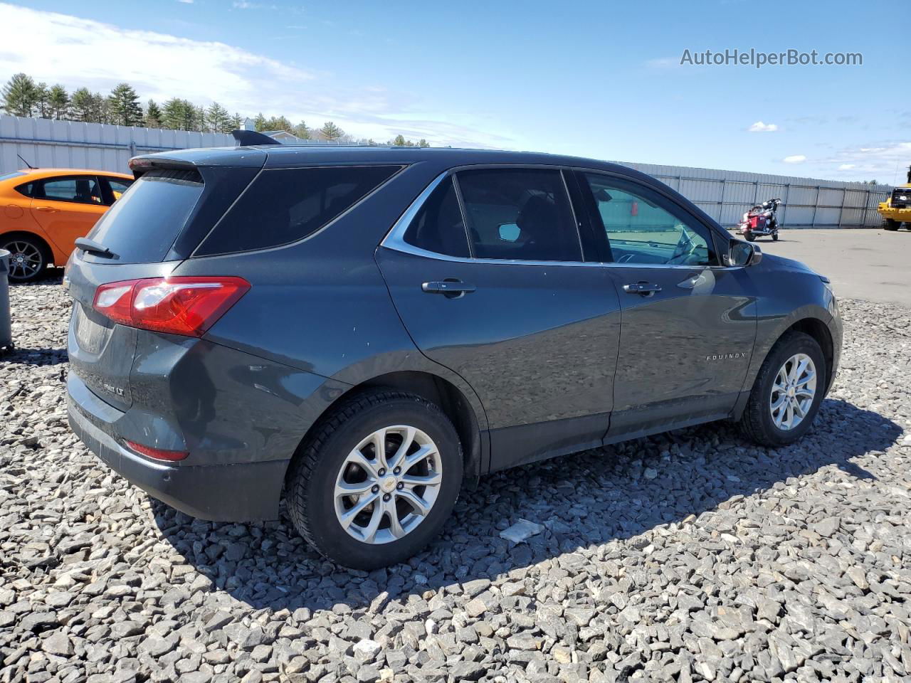 2018 Chevrolet Equinox Lt Gray vin: 2GNAXSEV1J6316135