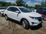 2018 Chevrolet Equinox Lt White vin: 2GNAXSEV2J6108104