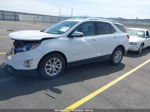 2018 Chevrolet Equinox Lt White vin: 2GNAXSEV2J6229344