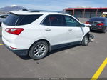 2018 Chevrolet Equinox Lt White vin: 2GNAXSEV2J6229344