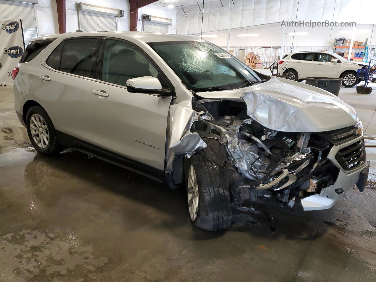 2018 Chevrolet Equinox Lt Silver vin: 2GNAXSEV2J6269729