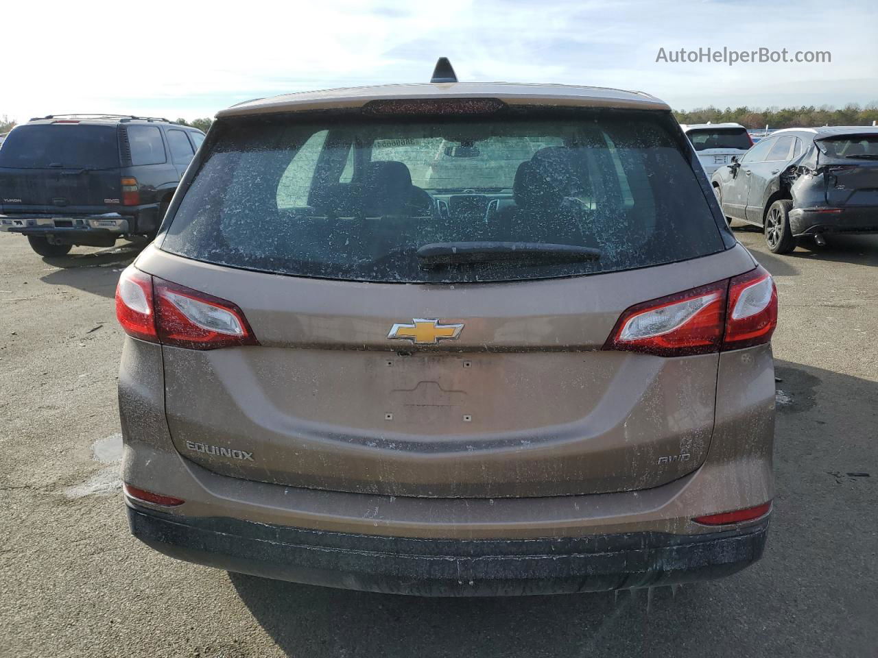 2019 Chevrolet Equinox Ls Tan vin: 2GNAXSEV2K6302892