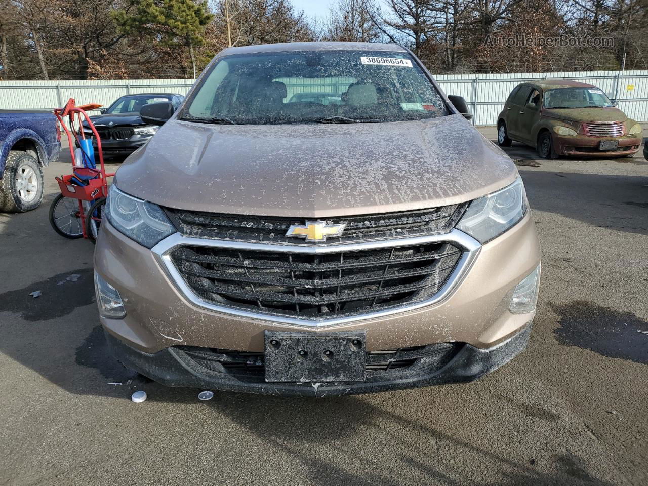 2019 Chevrolet Equinox Ls Tan vin: 2GNAXSEV2K6302892