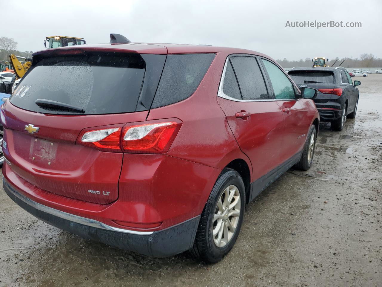 2018 Chevrolet Equinox Lt Red vin: 2GNAXSEV3J6103929