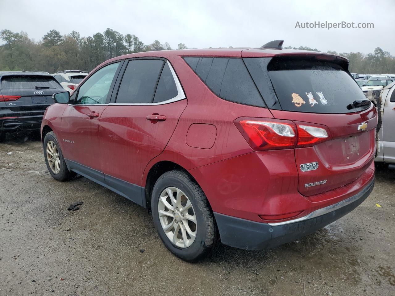 2018 Chevrolet Equinox Lt Red vin: 2GNAXSEV3J6103929