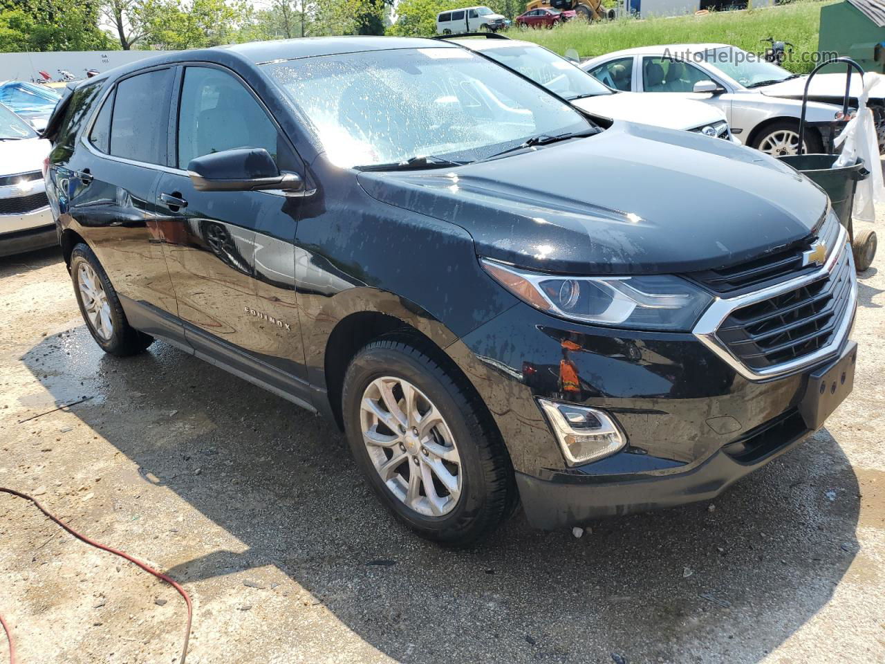 2018 Chevrolet Equinox Lt Black vin: 2GNAXSEV3J6160535