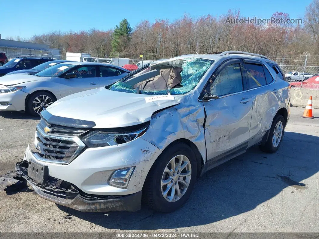 2018 Chevrolet Equinox Lt Silver vin: 2GNAXSEV3J6251076