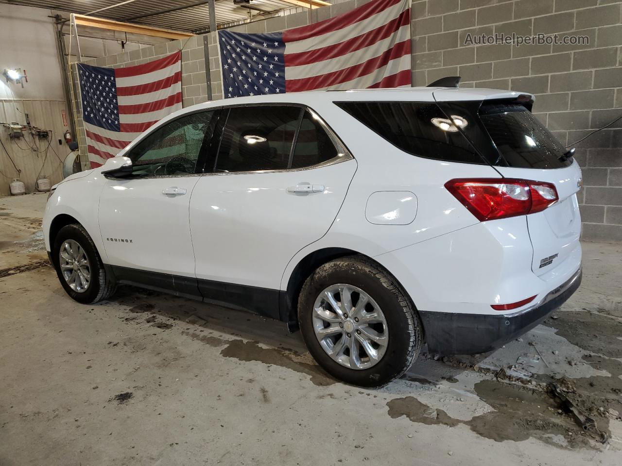 2018 Chevrolet Equinox Lt White vin: 2GNAXSEV3J6269819