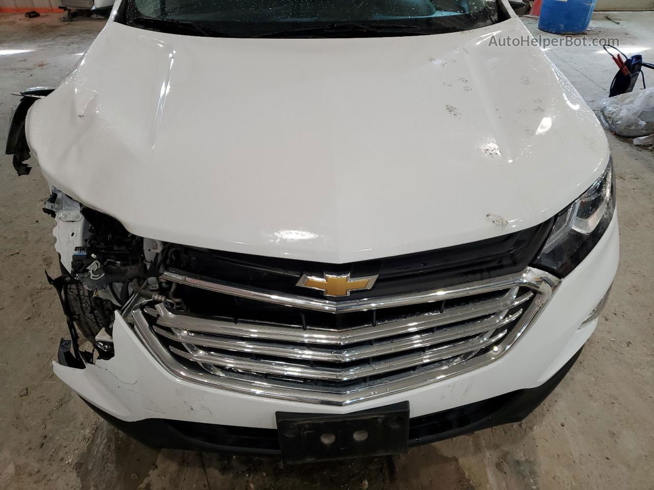 2018 Chevrolet Equinox Lt White vin: 2GNAXSEV3J6269819