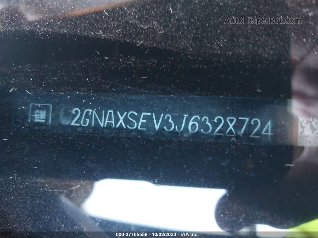 2018 Chevrolet Equinox Lt Black vin: 2GNAXSEV3J6328724