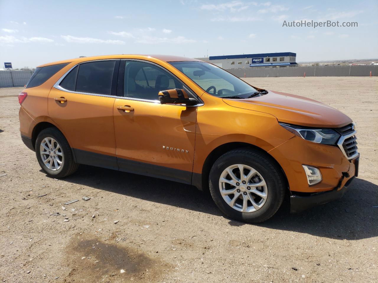 2018 Chevrolet Equinox Lt Оранжевый vin: 2GNAXSEV4J6109187