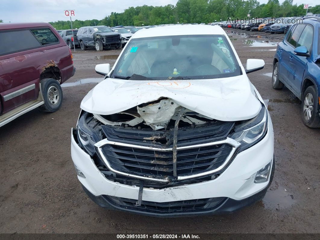 2018 Chevrolet Equinox Lt White vin: 2GNAXSEV4J6169891