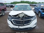 2018 Chevrolet Equinox Lt White vin: 2GNAXSEV4J6169891