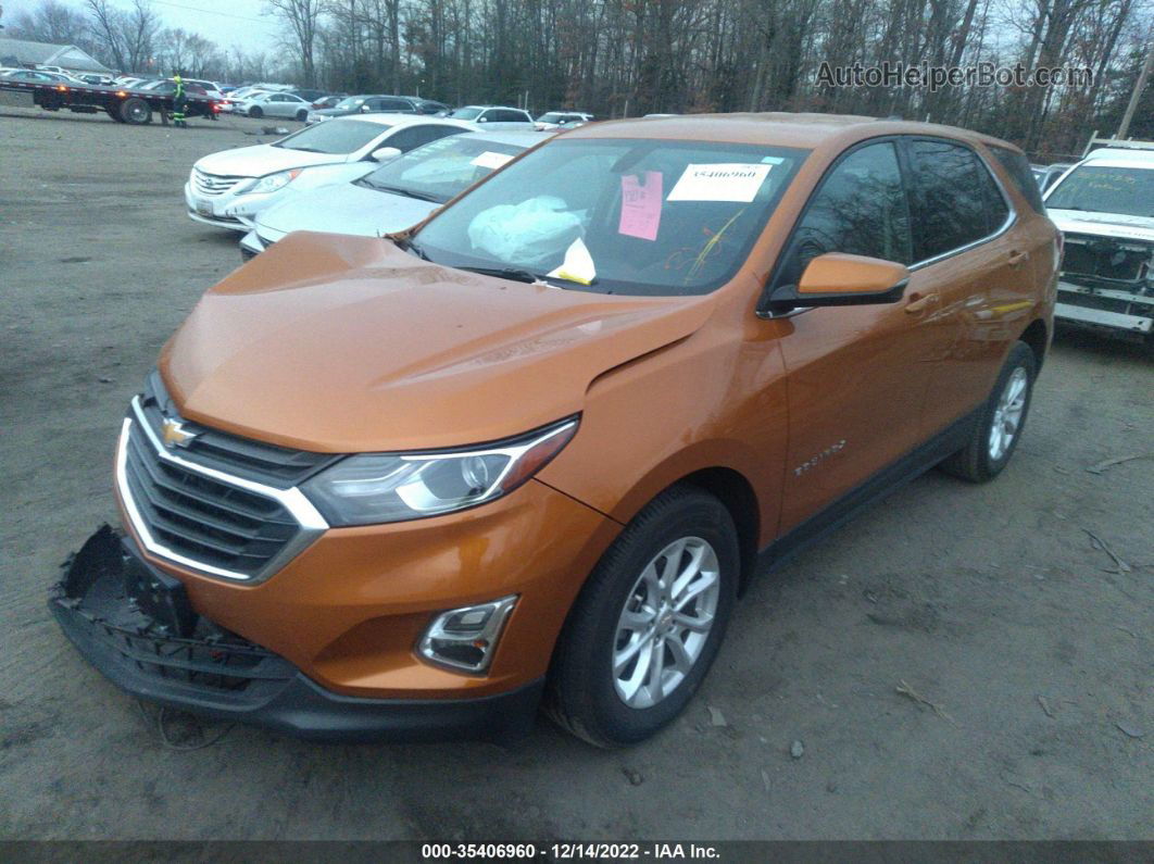 2018 Chevrolet Equinox Lt Orange vin: 2GNAXSEV4J6297080