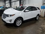 2018 Chevrolet Equinox Lt White vin: 2GNAXSEV4J6347248