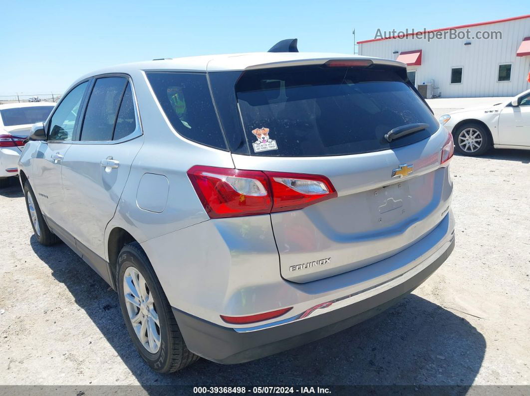 2018 Chevrolet Equinox Lt Silver vin: 2GNAXSEV5J6108260