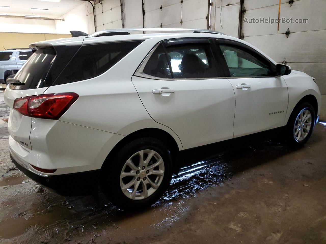 2018 Chevrolet Equinox Lt White vin: 2GNAXSEV5J6151299