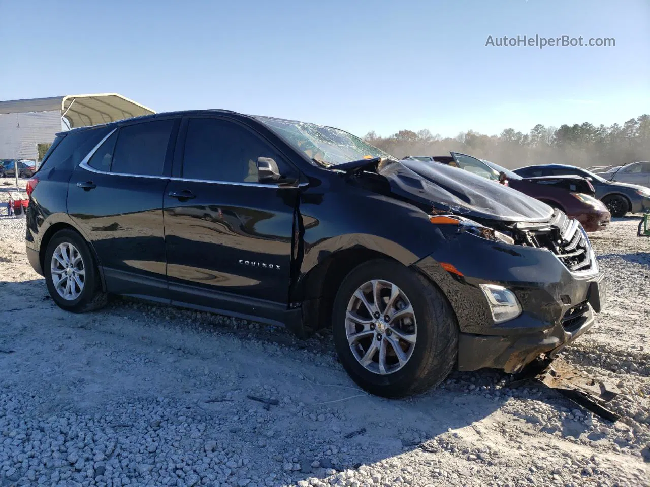 2018 Chevrolet Equinox Lt Черный vin: 2GNAXSEV5J6154722