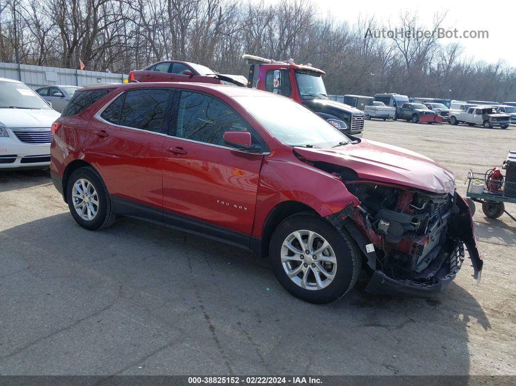 2018 Chevrolet Equinox Lt Red vin: 2GNAXSEV5J6248079