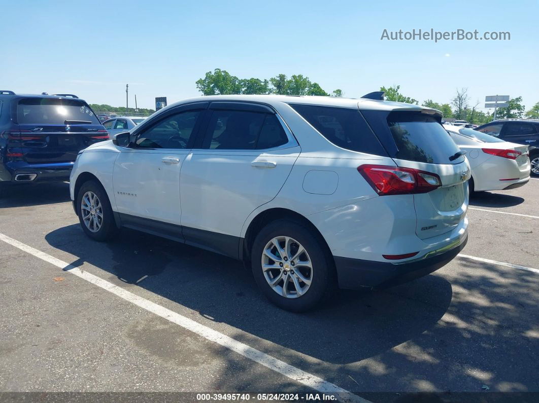 2018 Chevrolet Equinox Lt White vin: 2GNAXSEV5J6282121