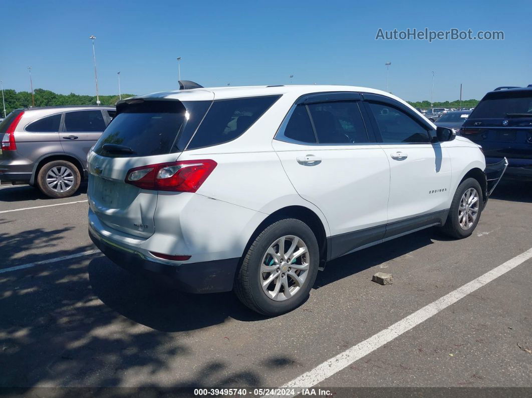 2018 Chevrolet Equinox Lt White vin: 2GNAXSEV5J6282121