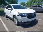 2018 Chevrolet Equinox Lt White vin: 2GNAXSEV5J6282121