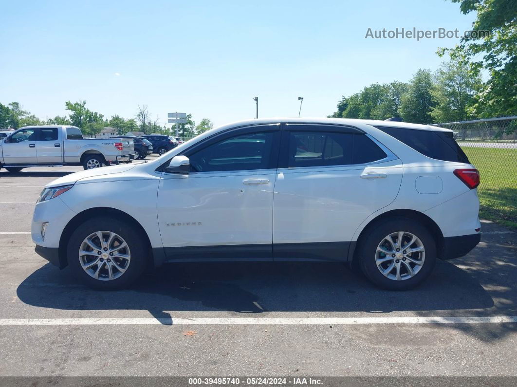 2018 Chevrolet Equinox Lt White vin: 2GNAXSEV5J6282121