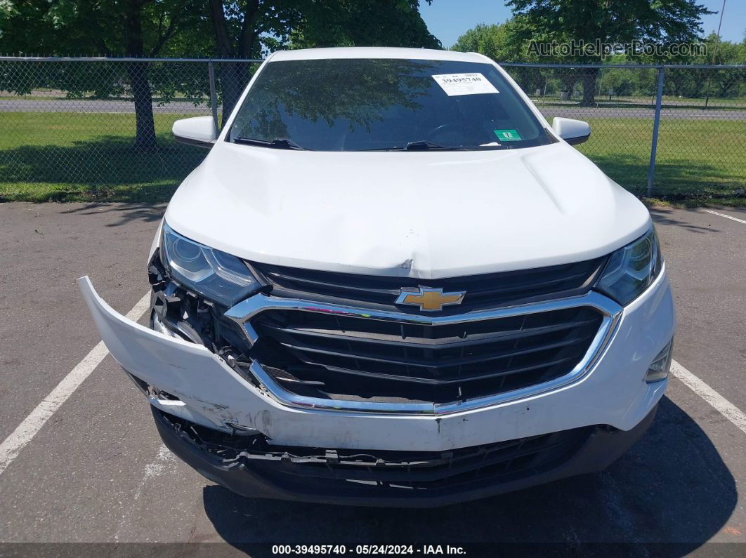 2018 Chevrolet Equinox Lt White vin: 2GNAXSEV5J6282121