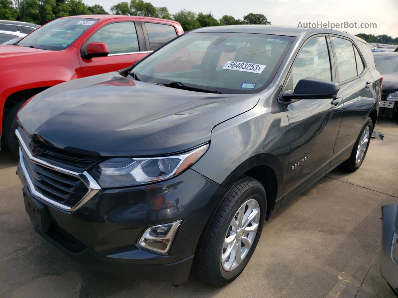 2019 Chevrolet Equinox Ls Серый vin: 2GNAXSEV5K6199290