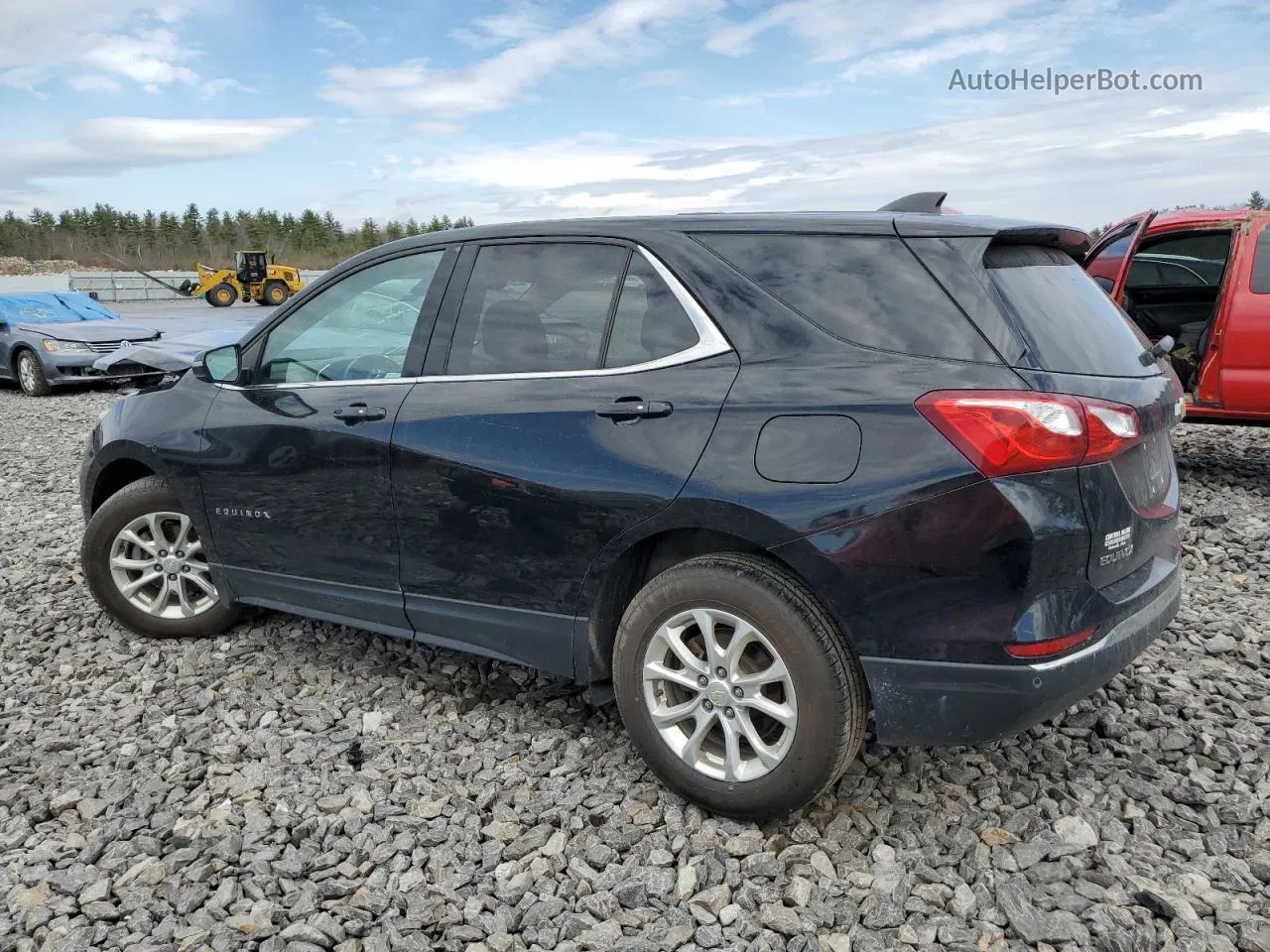 2018 Chevrolet Equinox Lt Black vin: 2GNAXSEV6J6123415