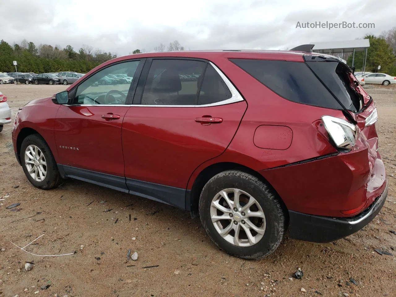 2018 Chevrolet Equinox Lt Red vin: 2GNAXSEV7J6120541