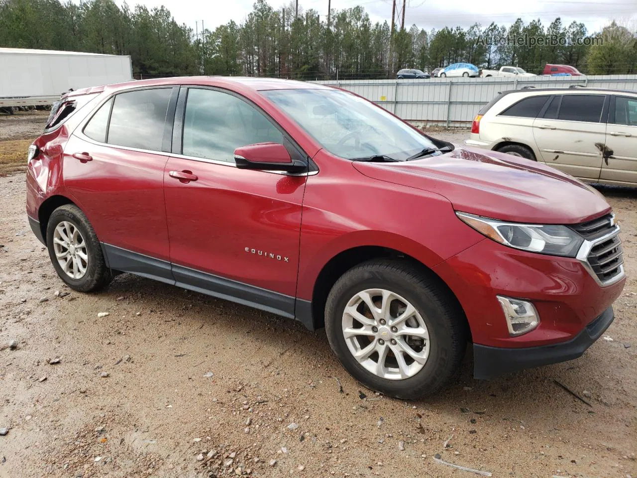 2018 Chevrolet Equinox Lt Red vin: 2GNAXSEV7J6120541