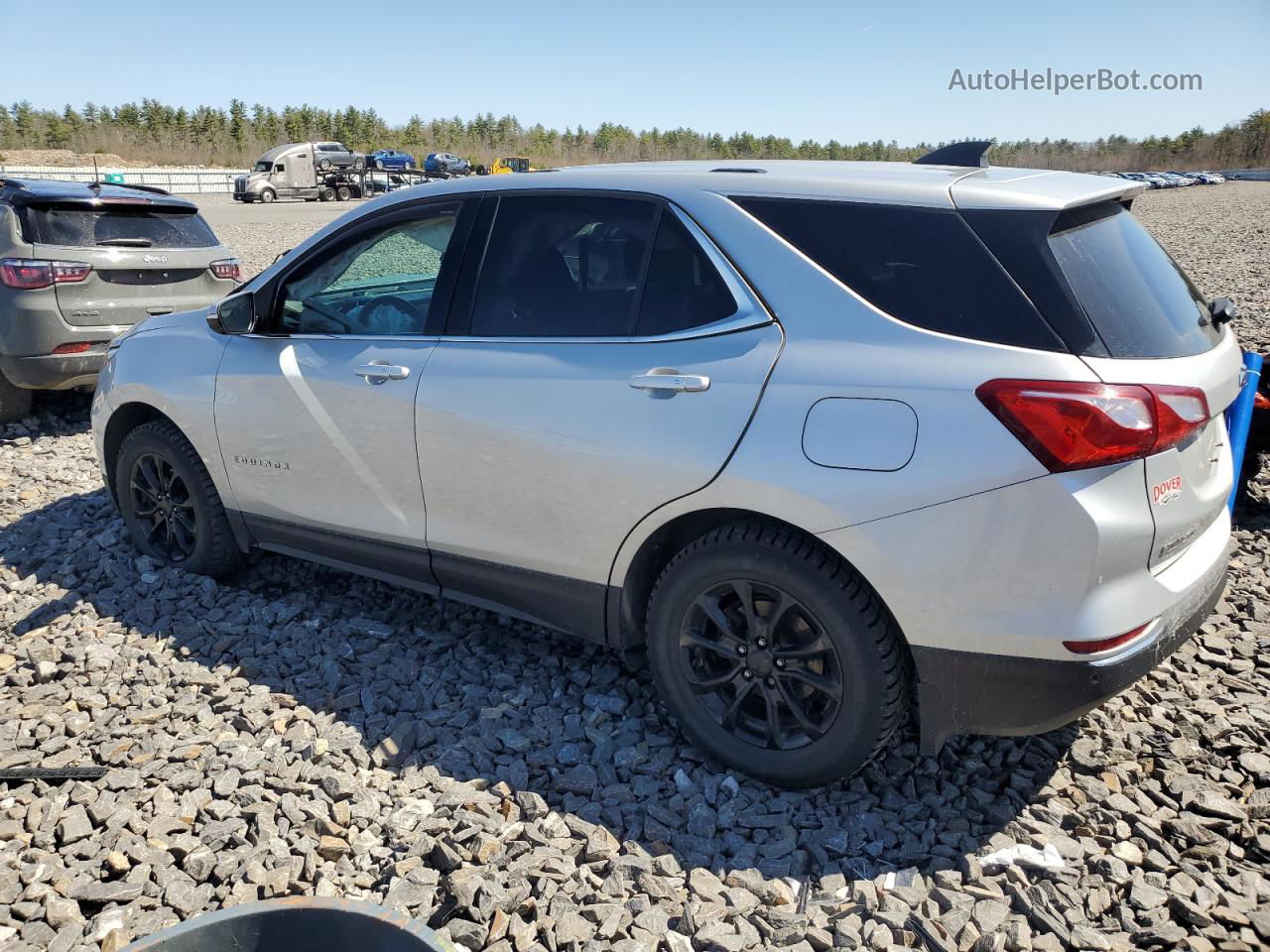 2018 Chevrolet Equinox Lt Silver vin: 2GNAXSEV7J6233860