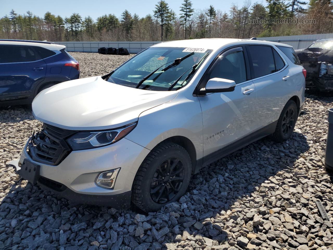 2018 Chevrolet Equinox Lt Silver vin: 2GNAXSEV7J6233860